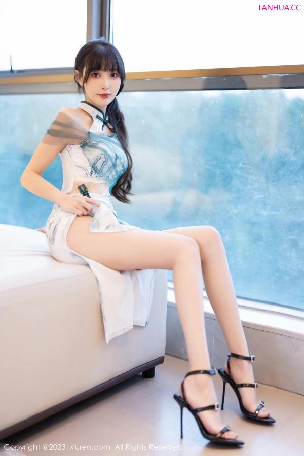 林星阑  [XiuRen]高清写真图 2023.11.02 No.7605 林星阑 旗袍美腿第9张图片
